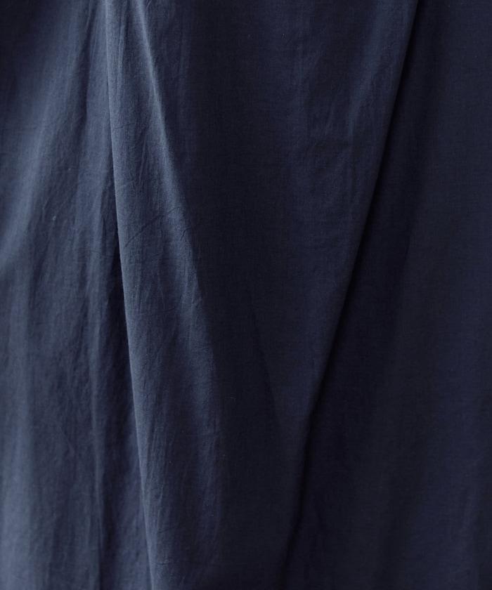 印度紐扣開襟短袖連衣裙