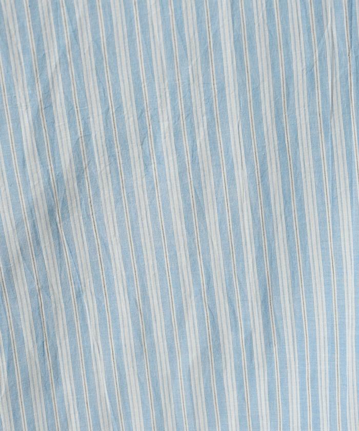 印度紐扣開襟短袖連衣裙