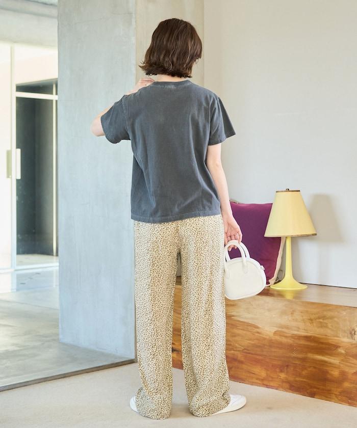 印度小花印花 休閒褲