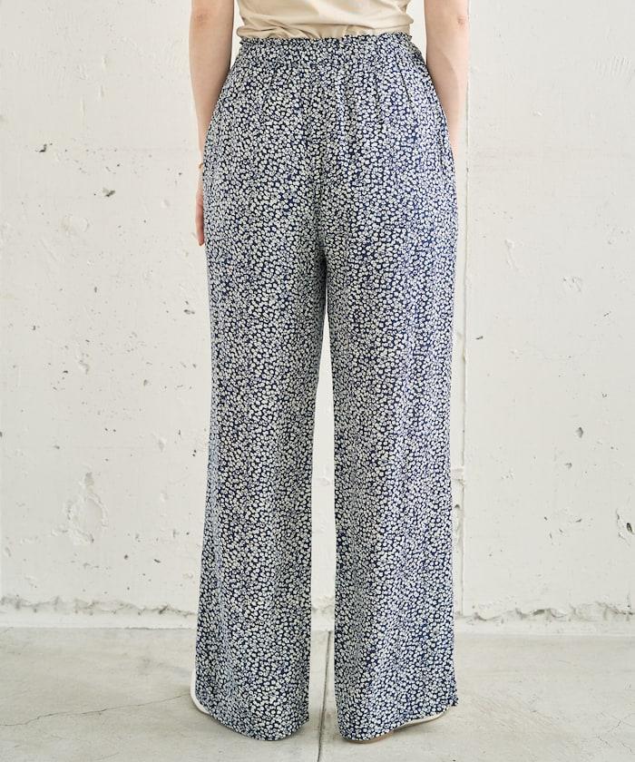 印度小花印花 休閒褲