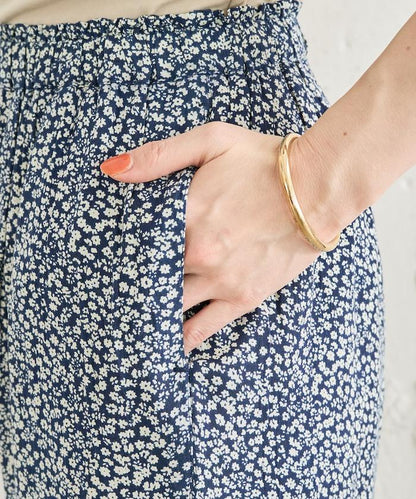 印度小花印花 休閒褲