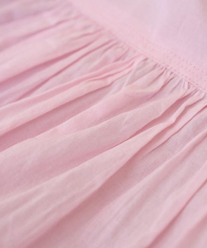 印度薄紗 Key領 長款襯衫