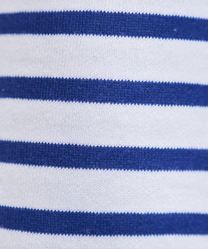 寬鬆 巴斯克條紋 側邊按扣 套頭上衣