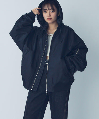 連帽飛行員夾克外套