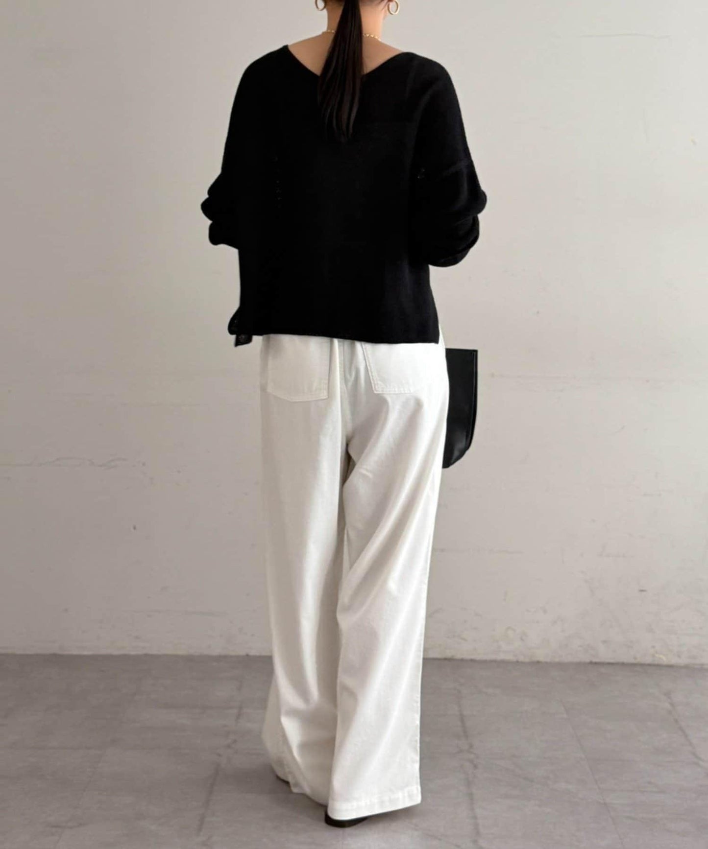 假麻棉針織上衣