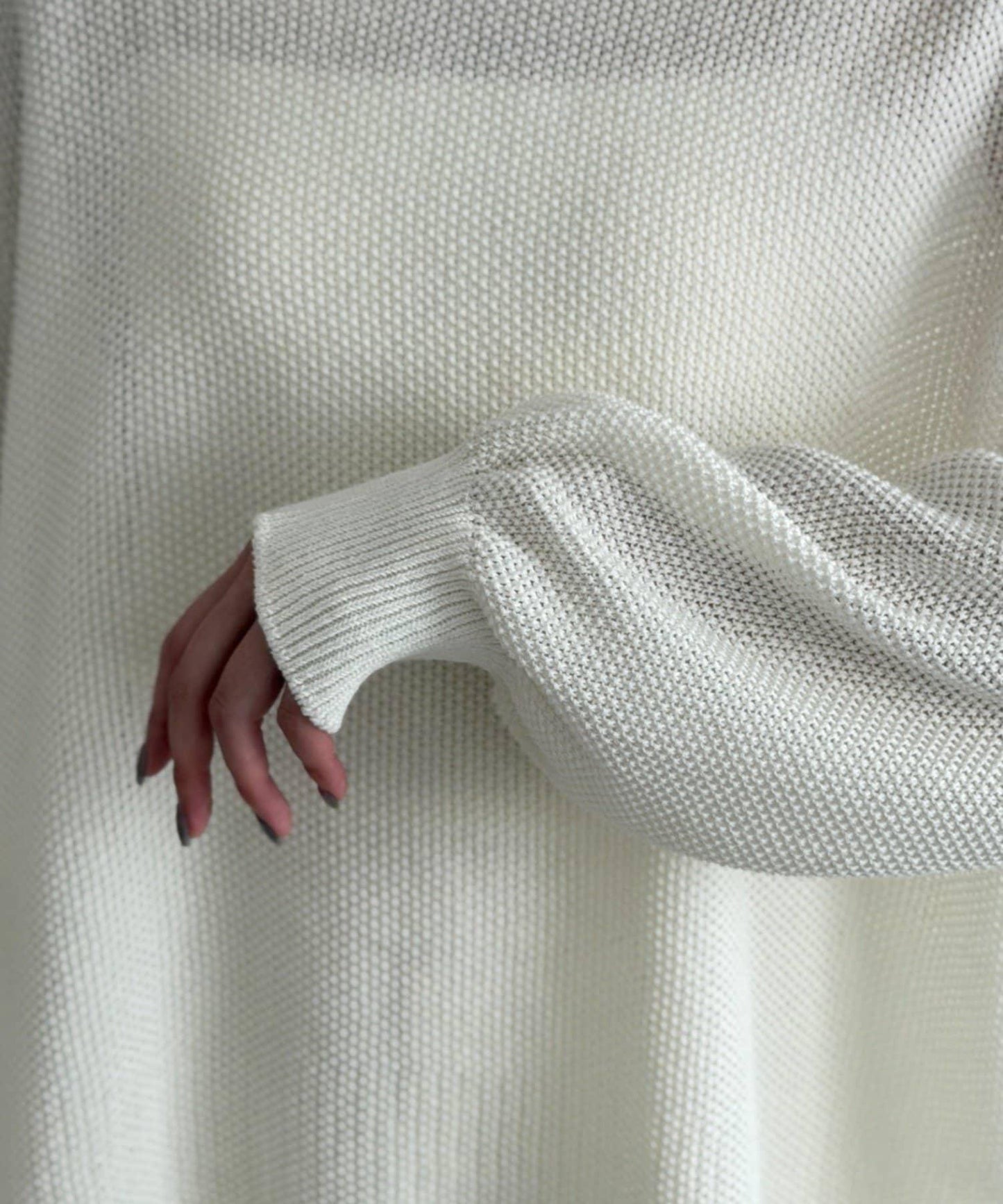 假麻棉針織上衣