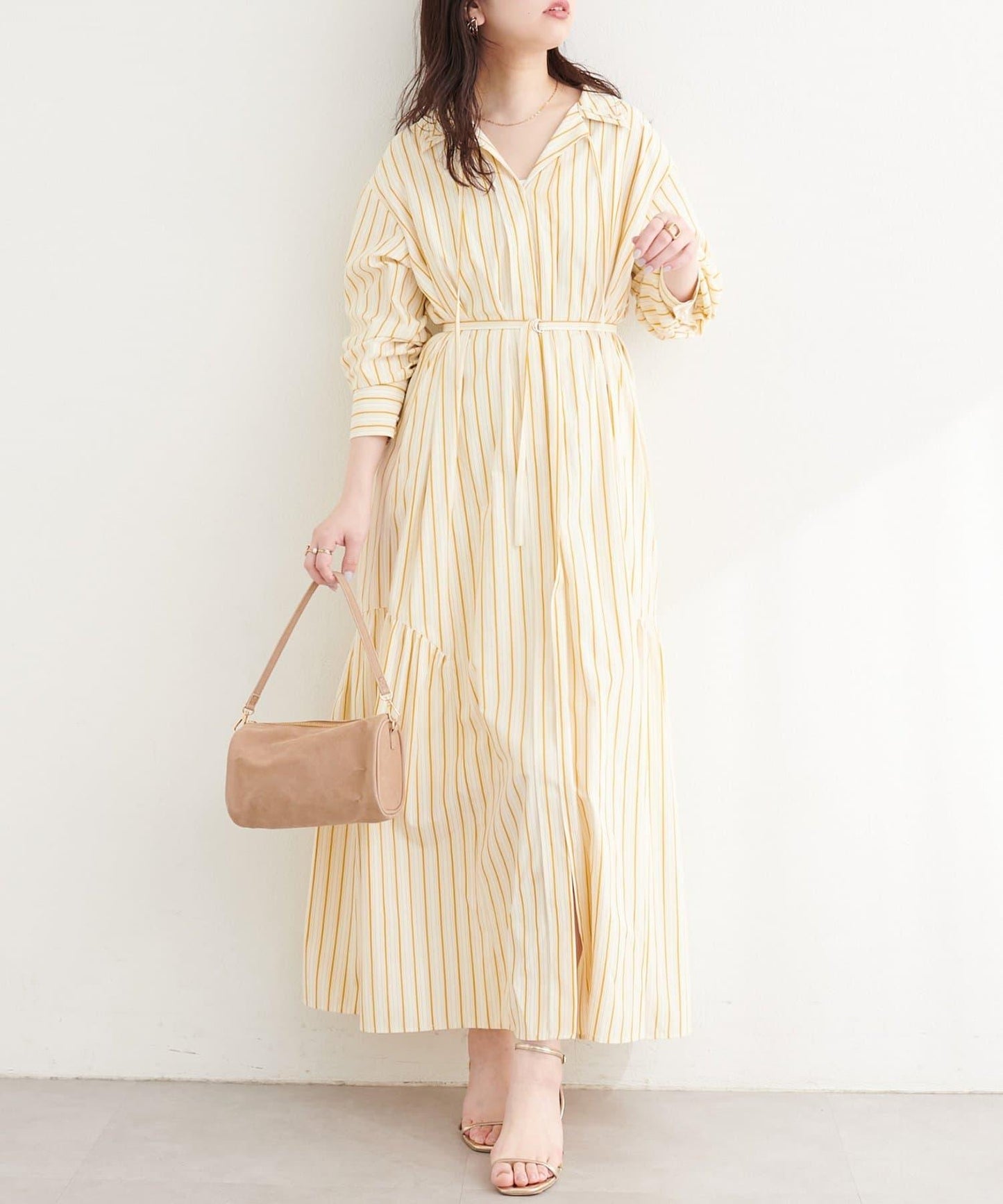 osono 多WAY穿法設計 襯衫連衣裙