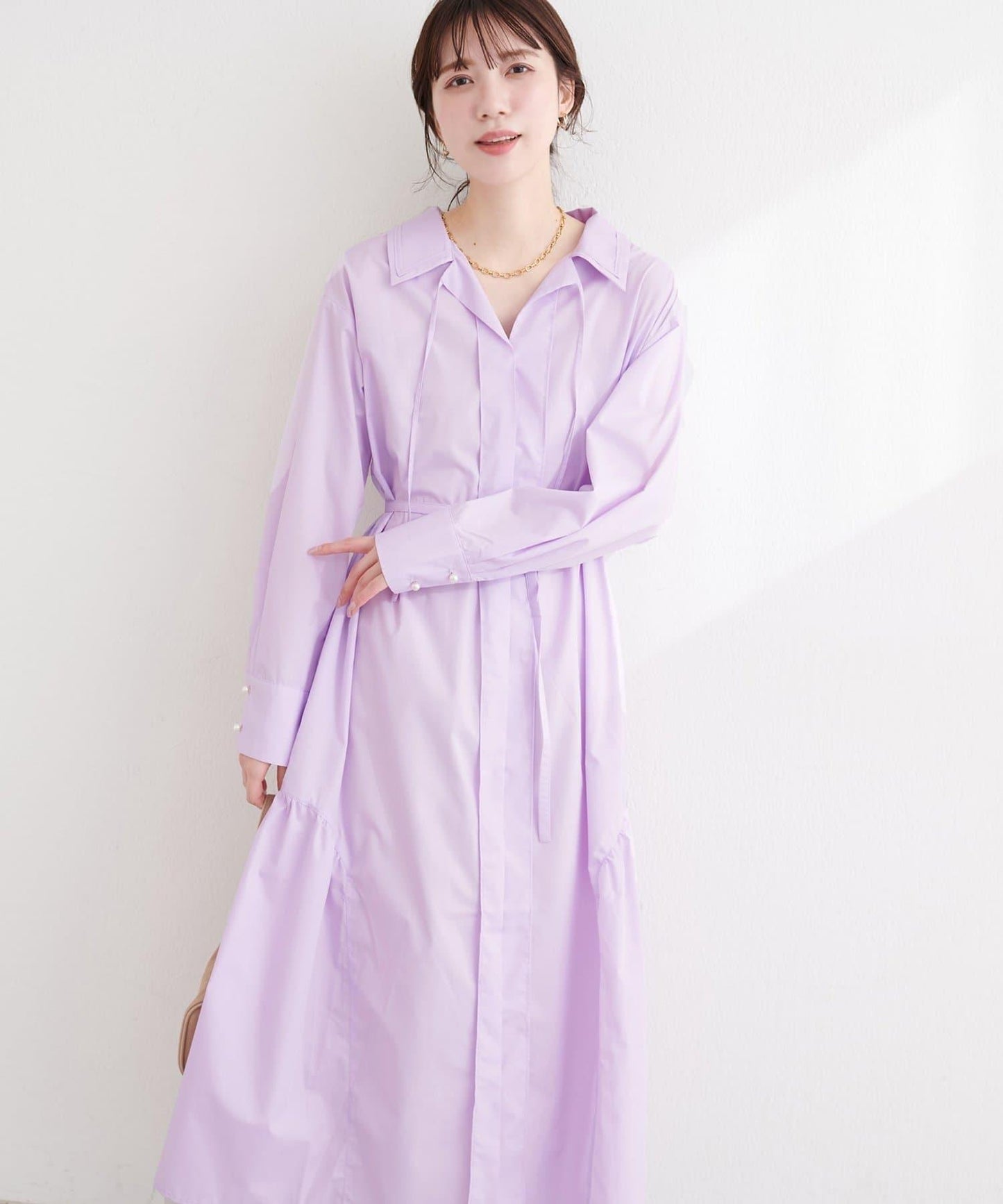 osono 多WAY穿法設計 襯衫連衣裙