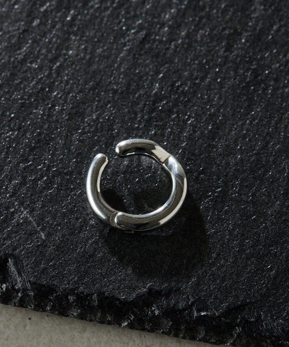 Sivelle./stainless 圓環設計耳扣