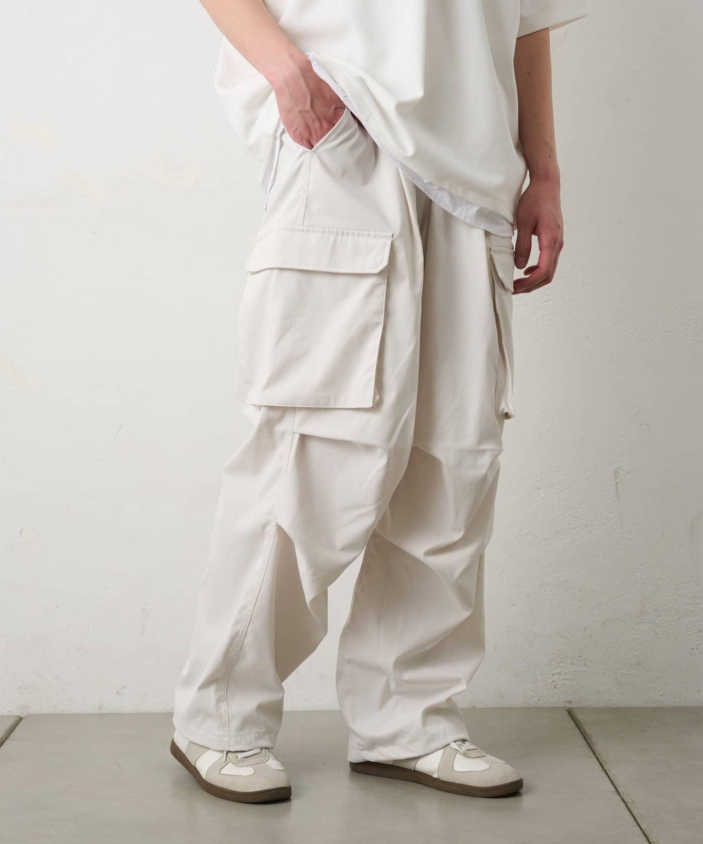 彈力斜紋工裝褲