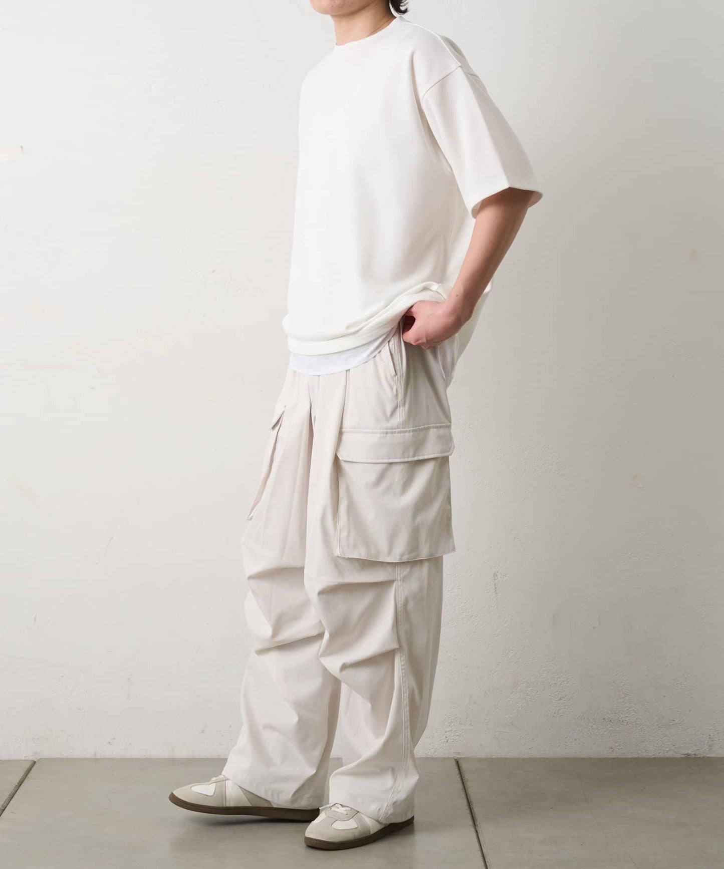 彈力斜紋工裝褲