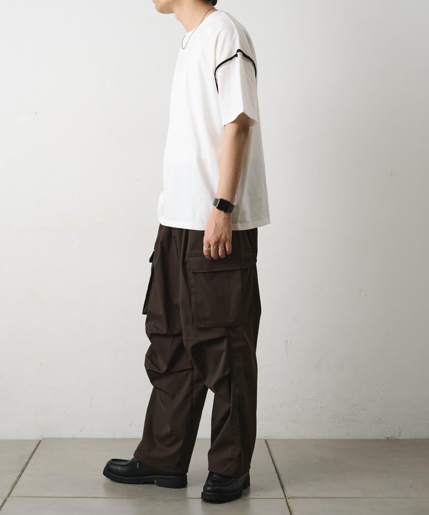 彈力斜紋工裝褲