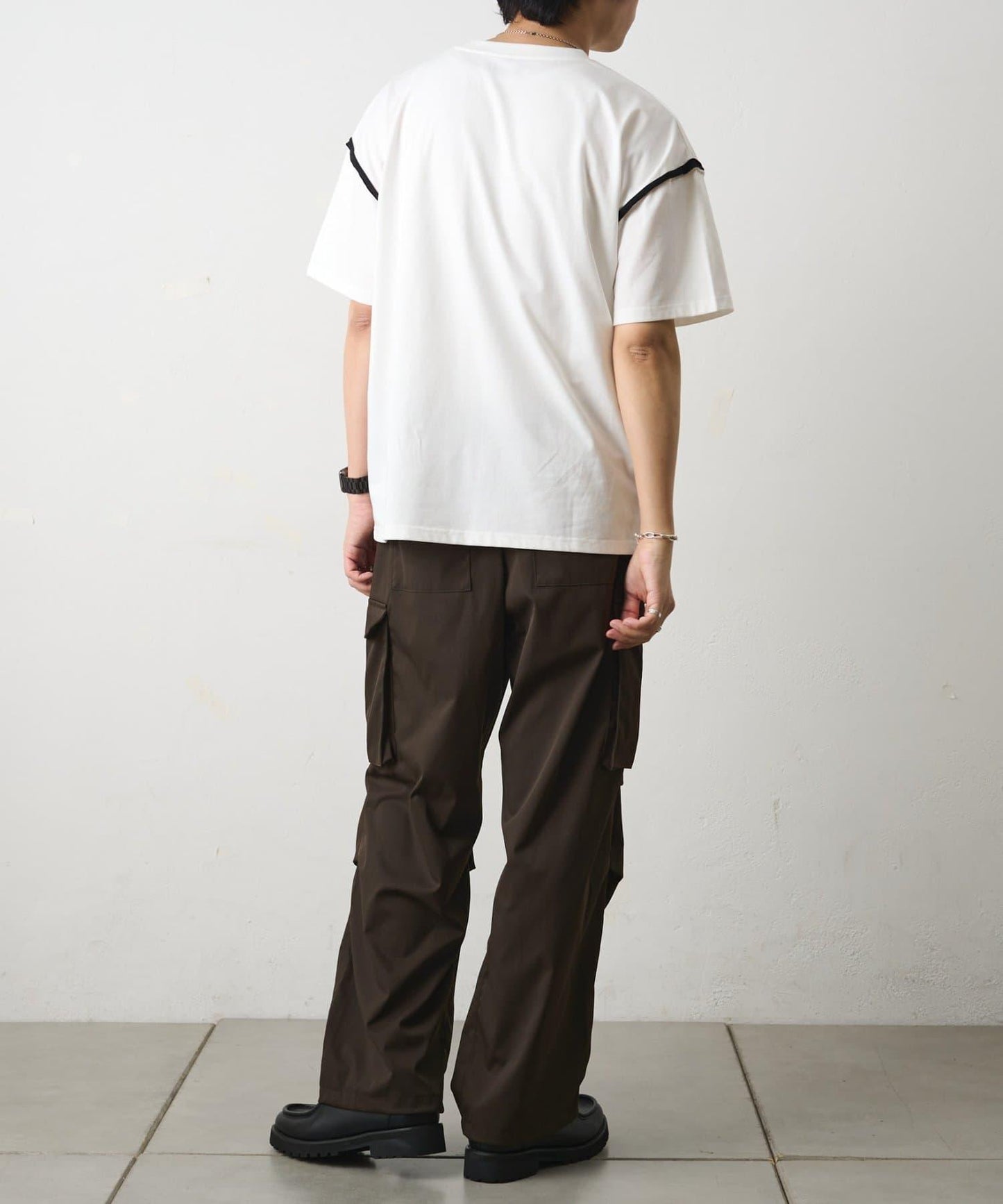 彈力斜紋工裝褲