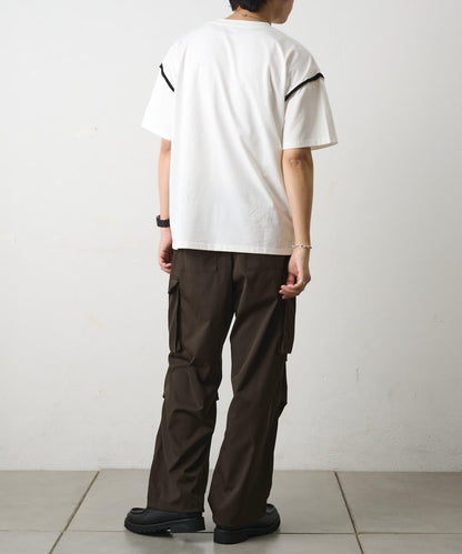 彈力斜紋工裝褲