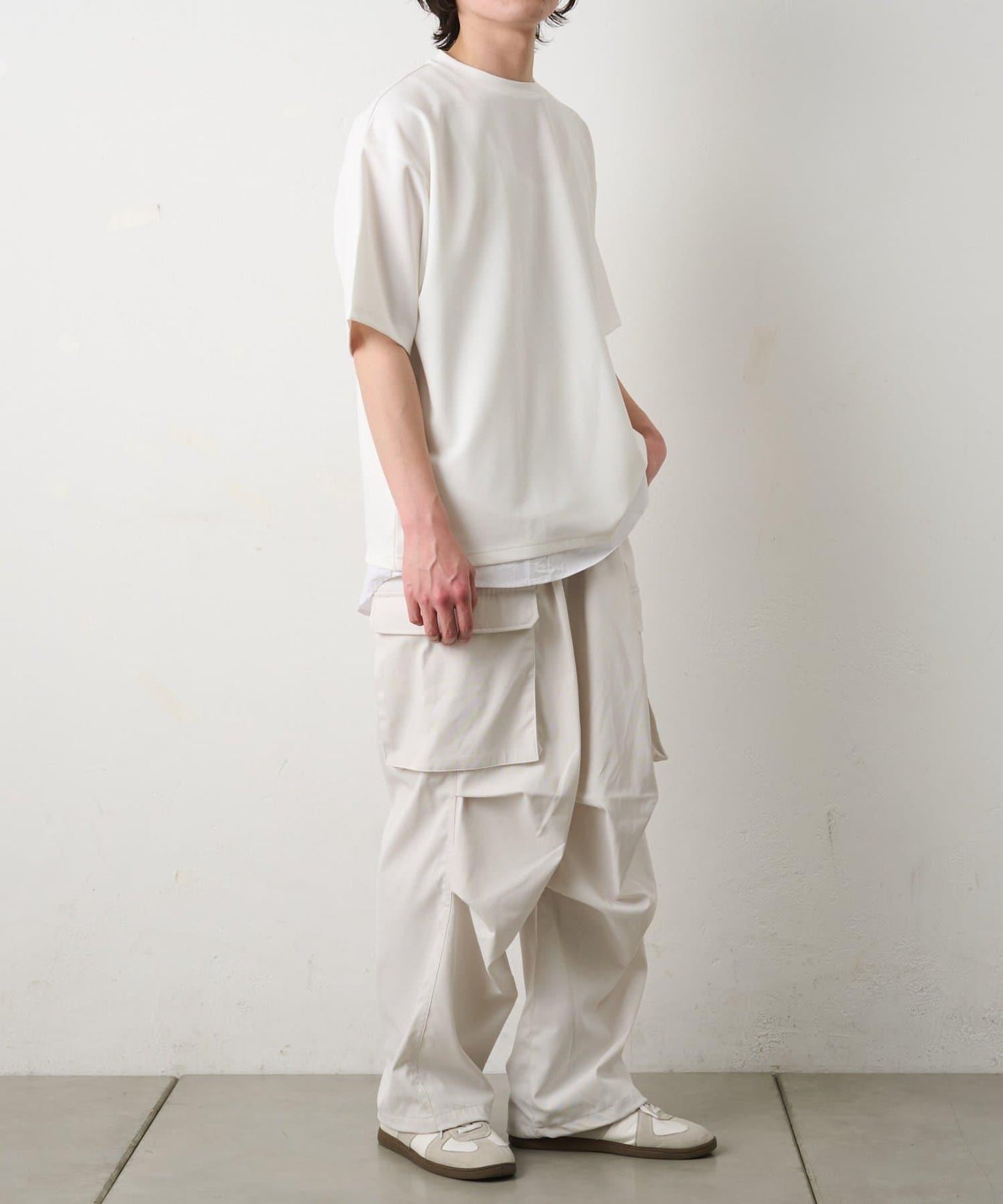 彈力斜紋工裝褲