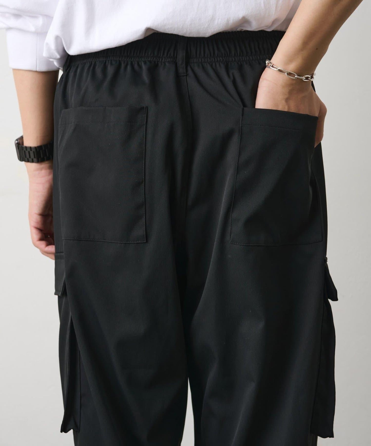 彈力斜紋工裝褲