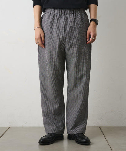 套裝可搭配 泡泡紗格紋 休閒褲