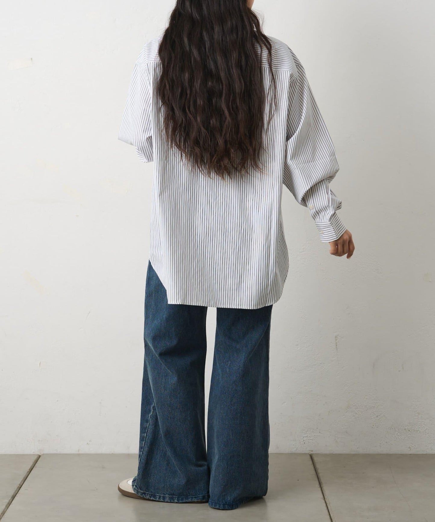 細條紋常規領襯衫