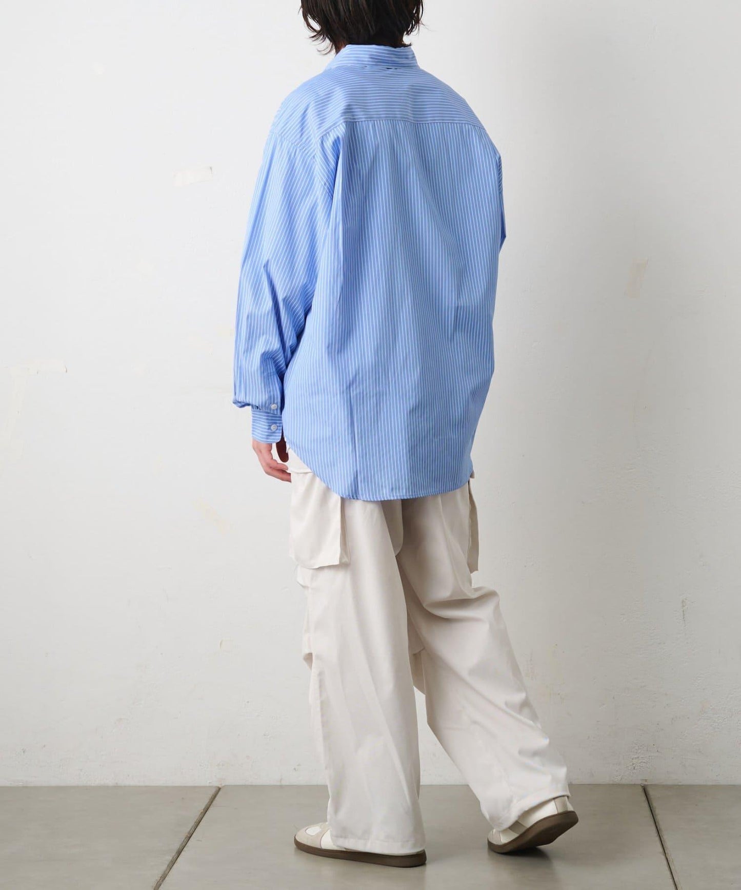 細條紋常規領襯衫