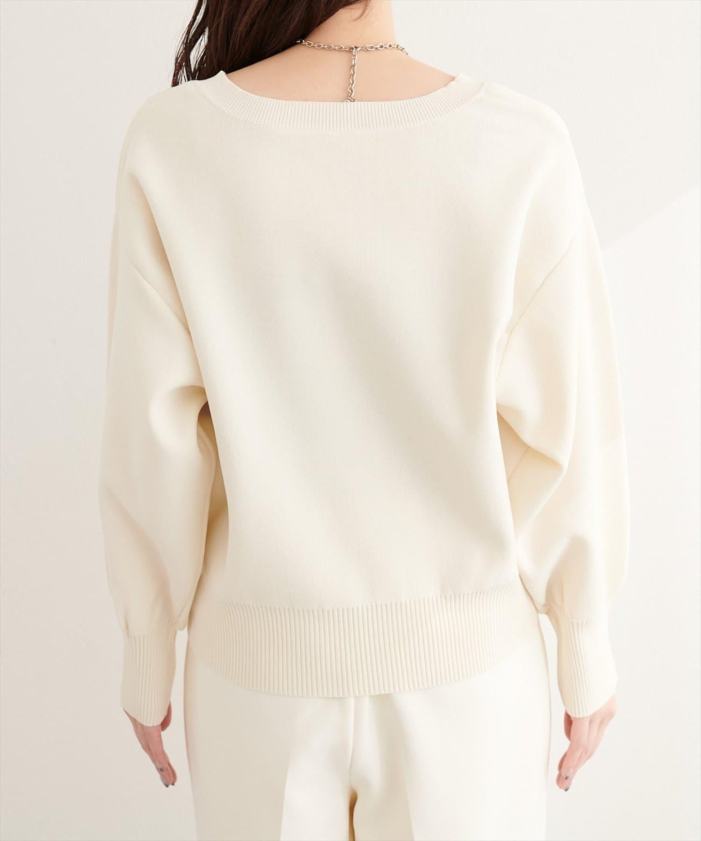 開口領 聚酯 針織開衫