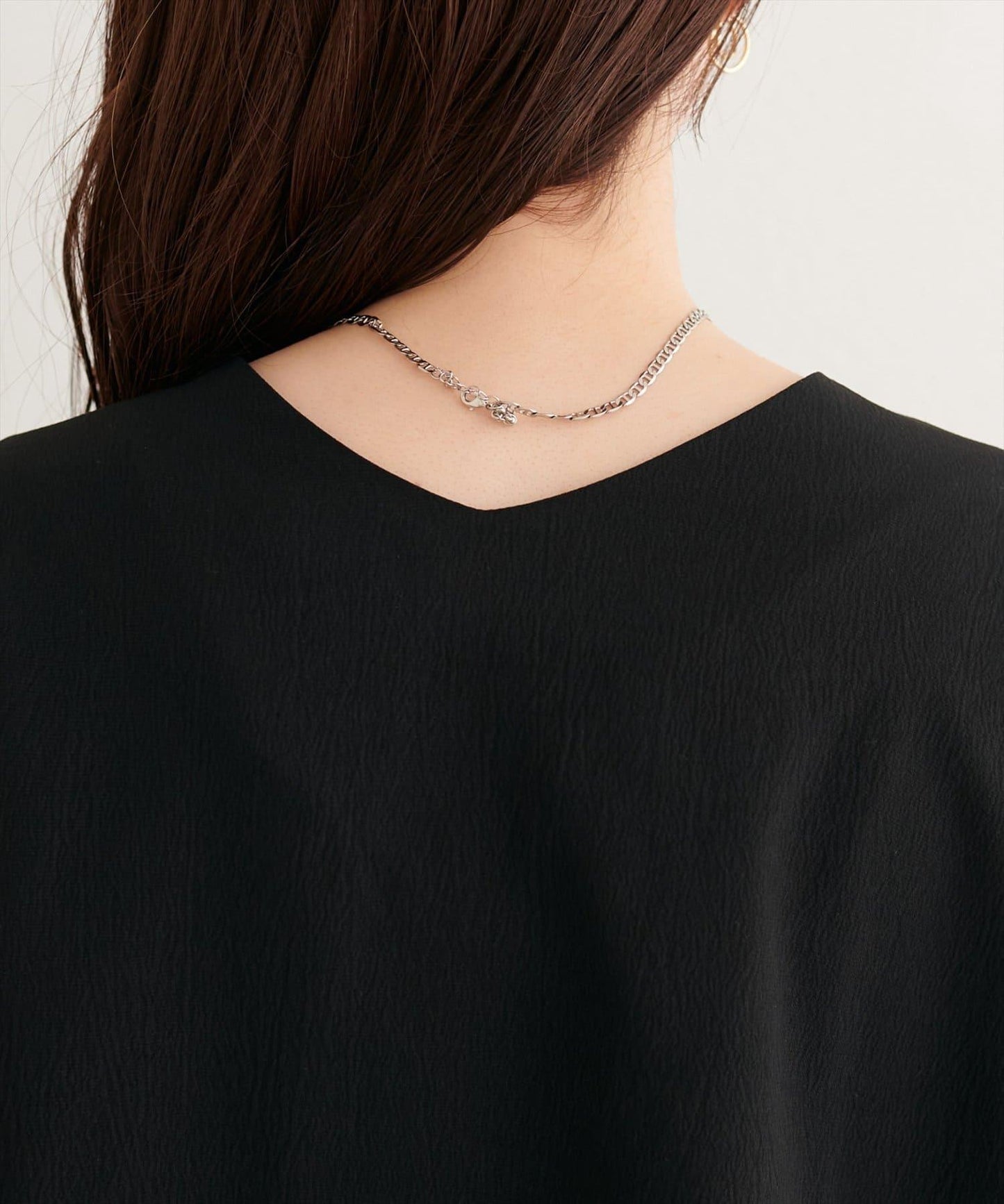 前後雙穿前扭結襯衫