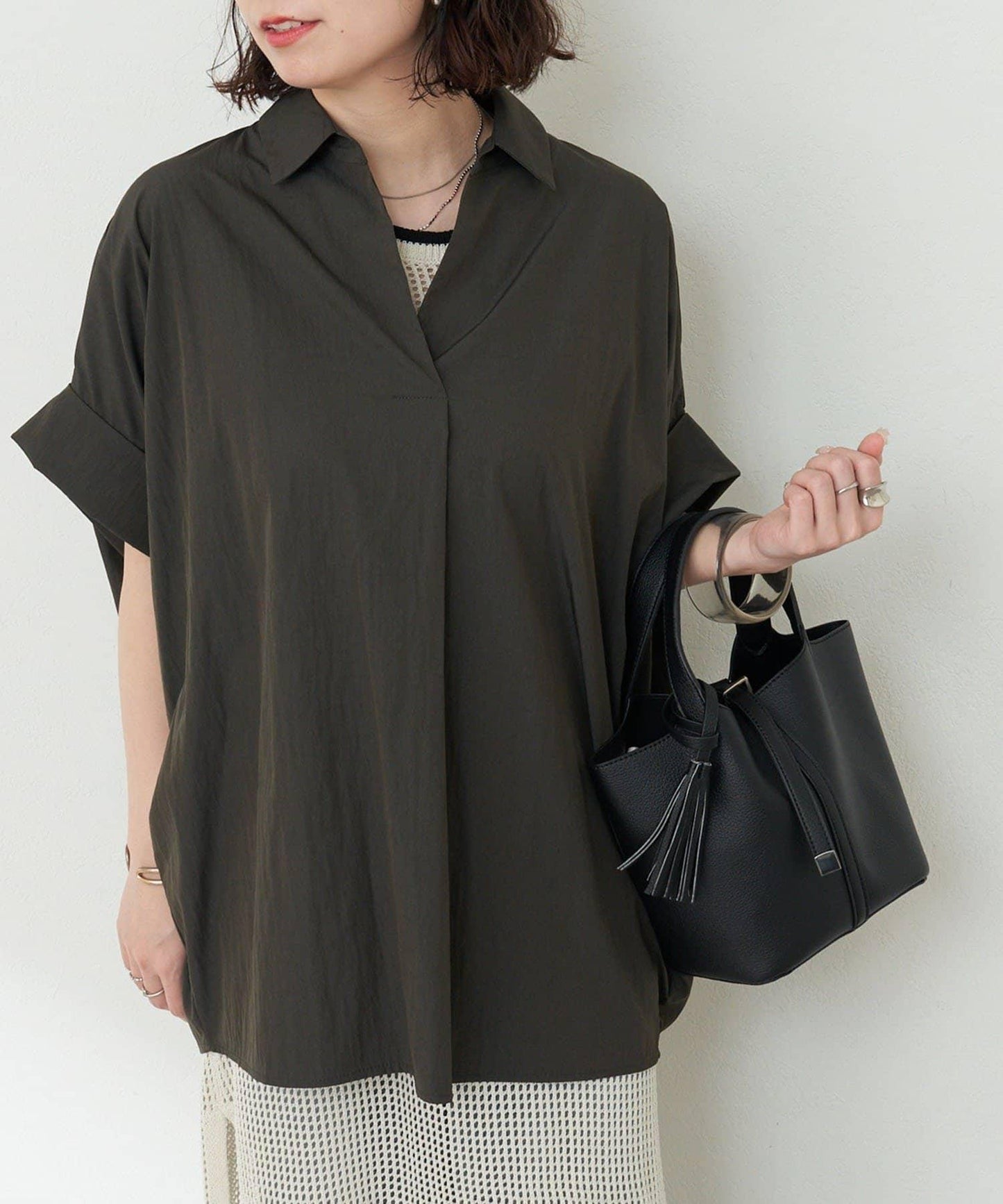 五色可選 簡約設計 流蘇 手提包