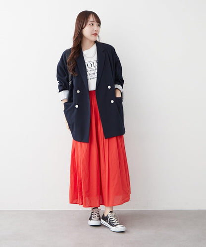 India series 抽褶設計半身裙