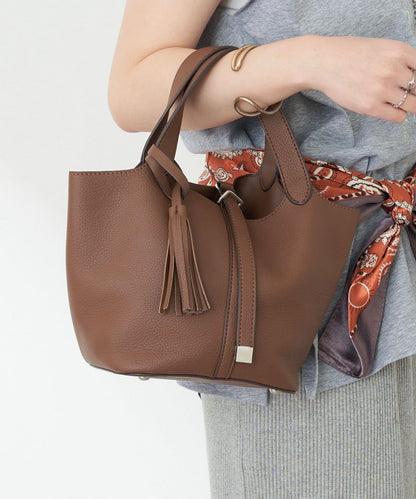 五色可選 簡約設計 流蘇 手提包