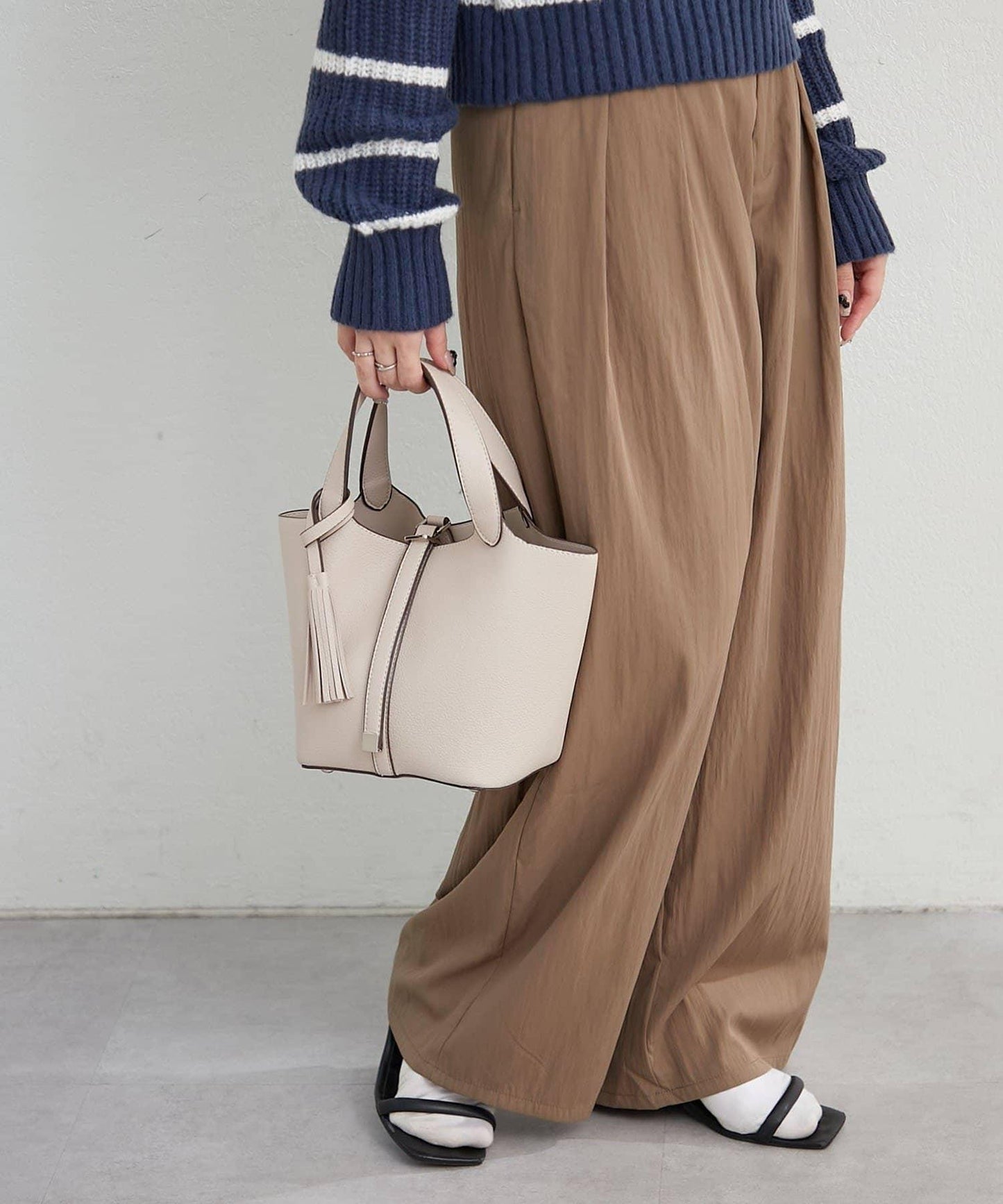 五色可選 簡約設計 流蘇 手提包