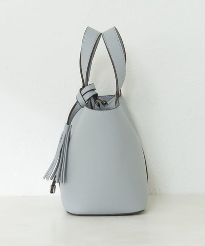 五色可選 簡約設計 流蘇 手提包