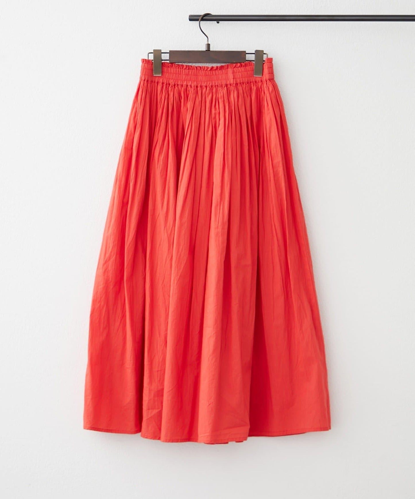 India series 抽褶設計半身裙