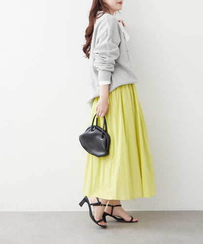 India series 抽褶設計半身裙