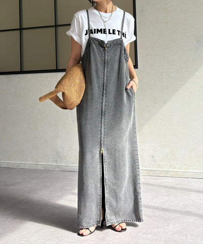 JAIMELETHE 植絨logo字母設計 T恤