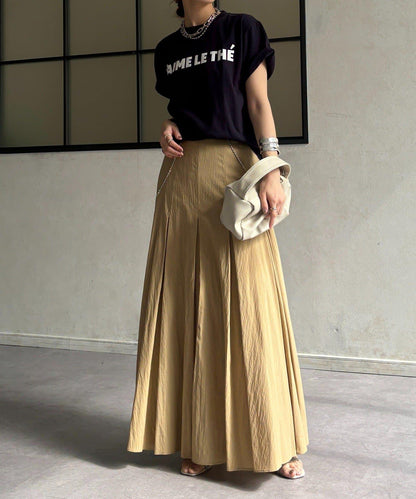 JAIMELETHE 植絨logo字母設計 T恤