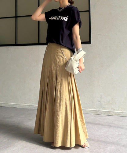 JAIMELETHE 植絨logo字母設計 T恤