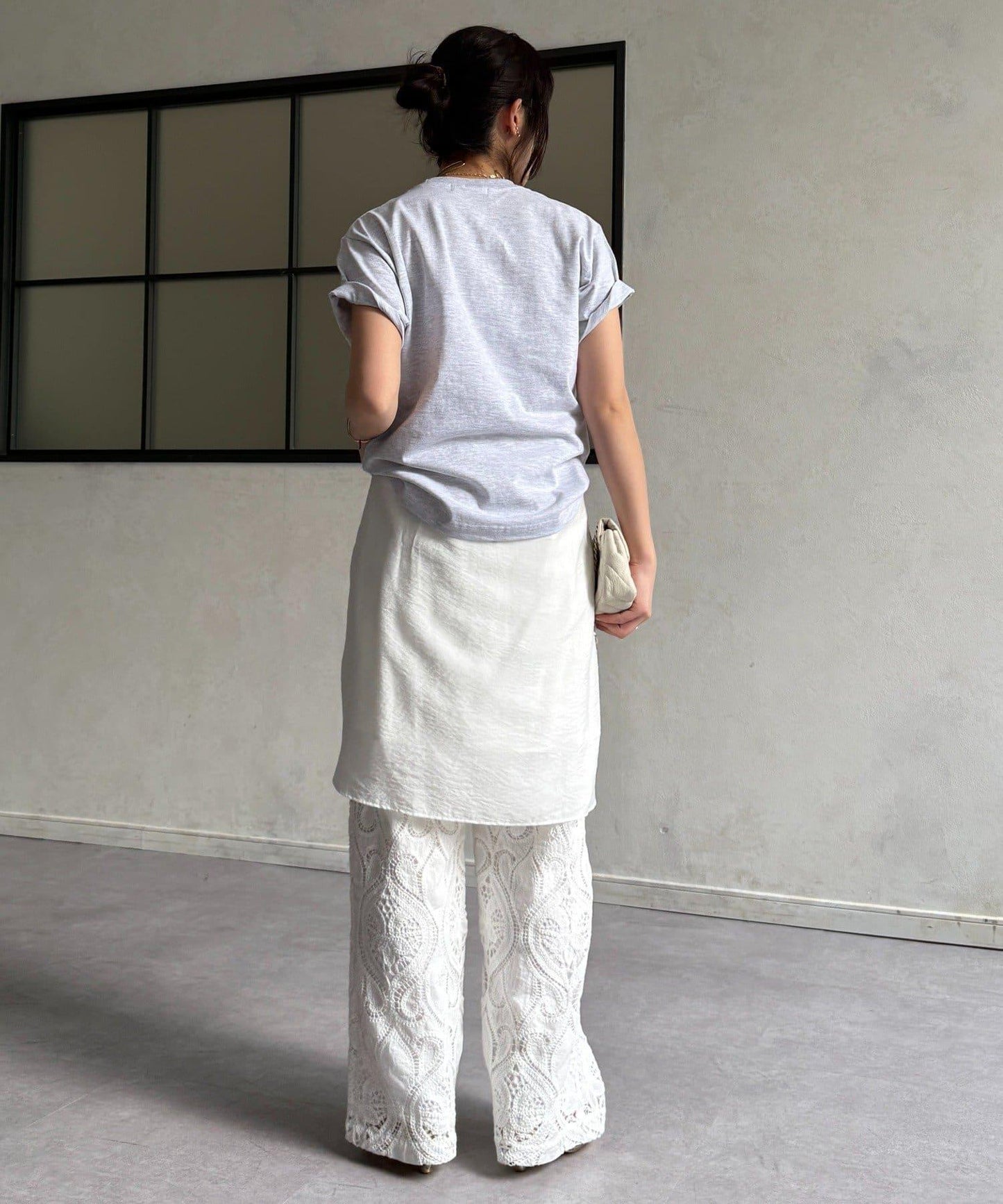 JAIMELETHE 植絨logo字母設計 T恤