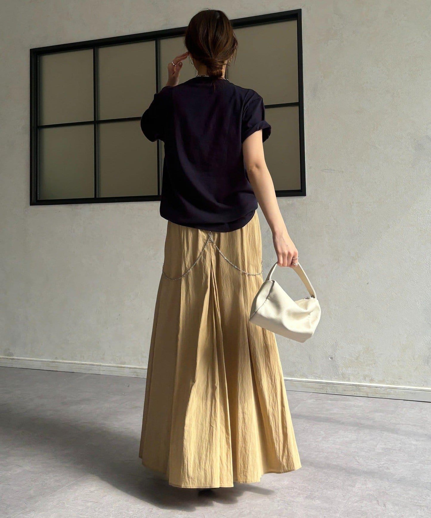 JAIMELETHE 植絨logo字母設計 T恤