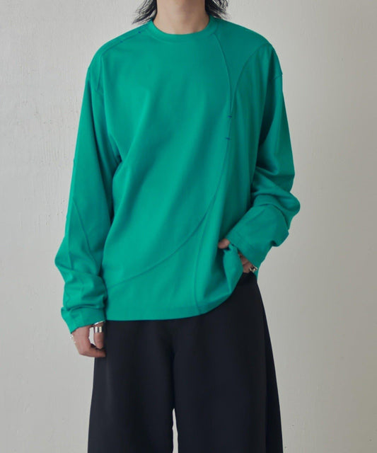 隨機拼接設計 長袖T恤