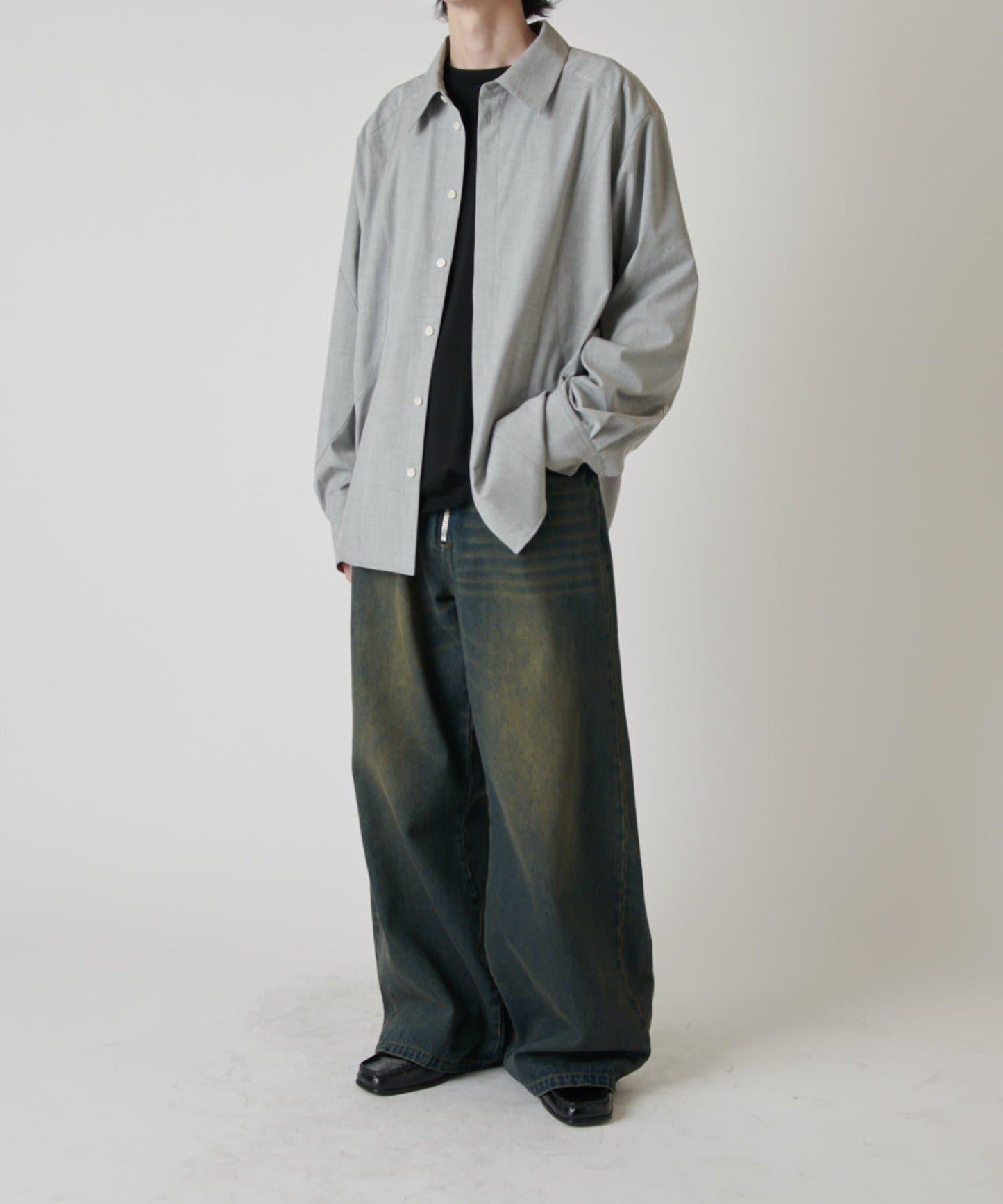 拼接圖案設計襯衫