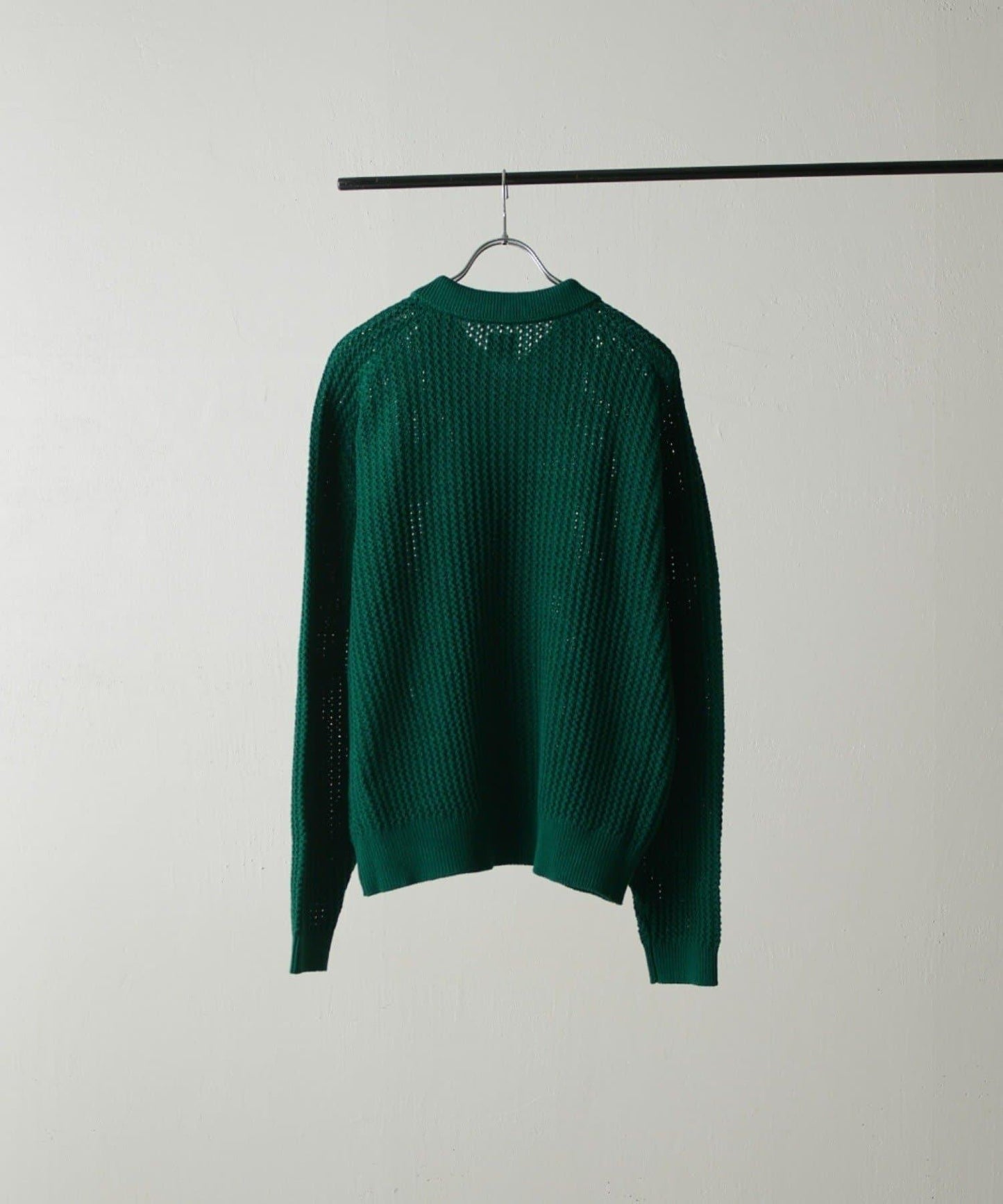 莉莉紗線拉鍊針織短外套