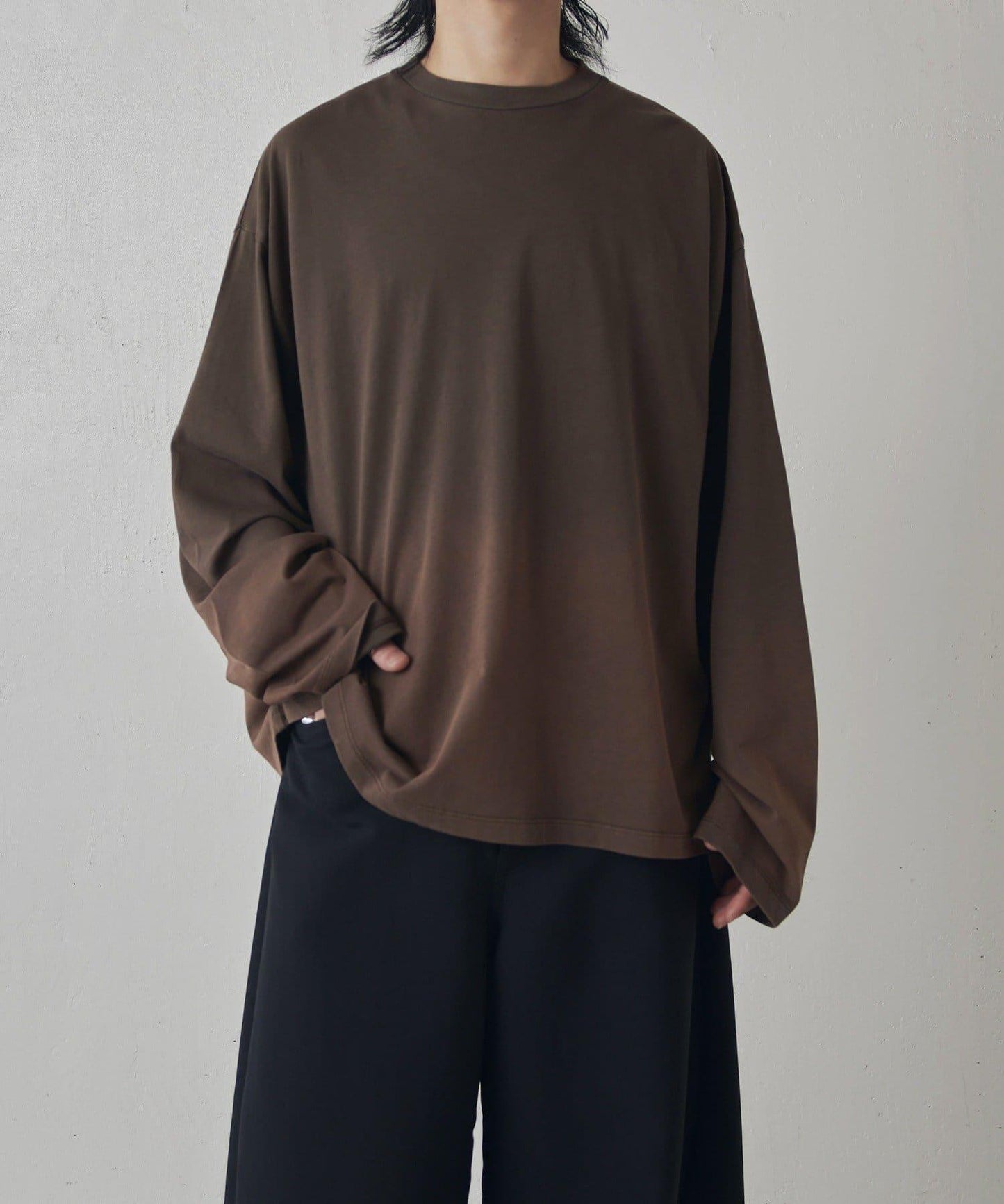 Neucon 漸變漂染寬鬆長袖T恤