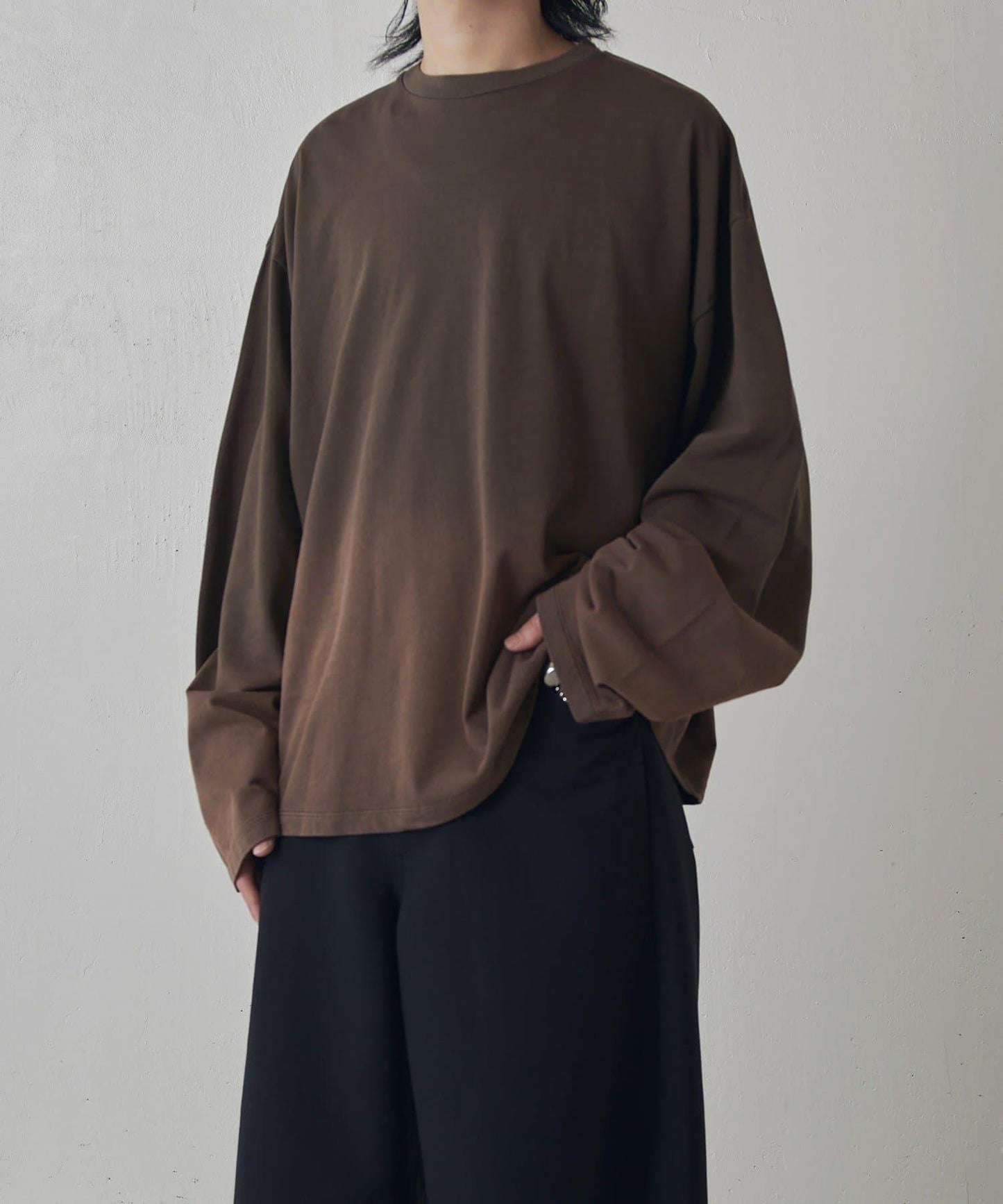 Neucon 漸變漂染寬鬆長袖T恤