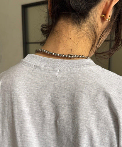 JAIMELETHE 植絨logo字母設計 T恤