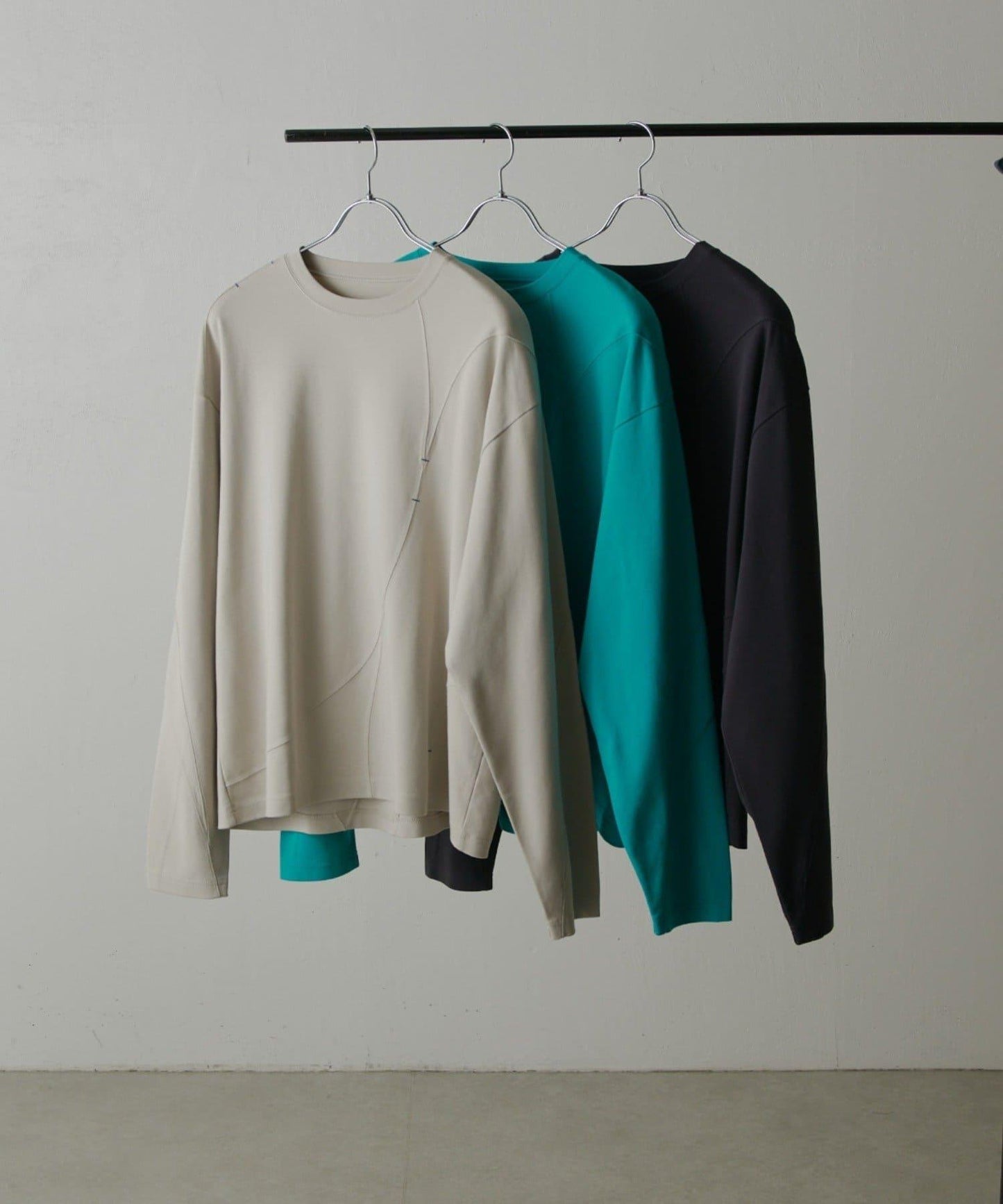 隨機拼接設計 長袖T恤