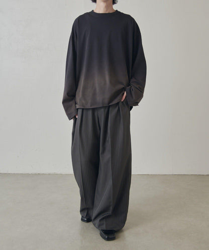 Neucon 漸變漂染寬鬆長袖T恤