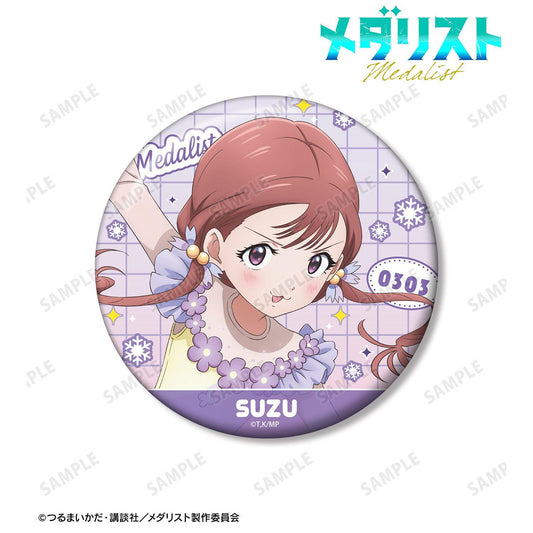 メダリスト 的中文通用名稱在國內多使用 **《花樣滑冰選手》**。 最終商品名如下： メダリスト（花樣滑冰選手） 鹿本すず 100mm 徽章