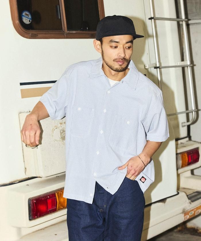 聯名 牛津紡 短款短袖襯衫