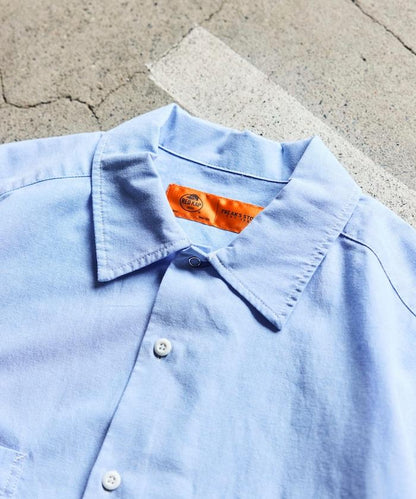 聯名 牛津紡 短款短袖襯衫