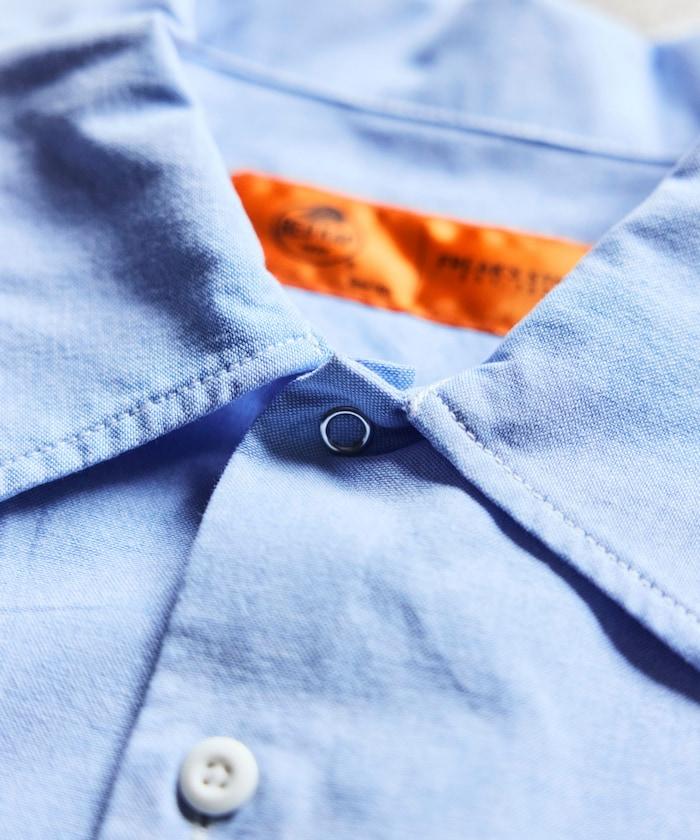 聯名 牛津紡 短款短袖襯衫