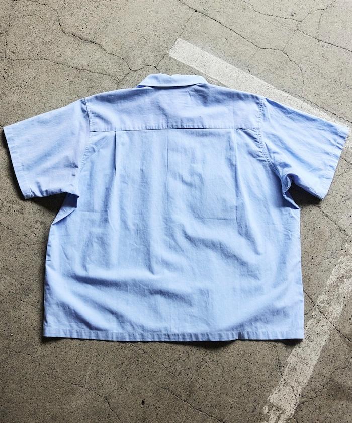 聯名 牛津紡 短款短袖襯衫